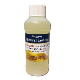 NATURAL LEMON FLAVORING EXTRACT 4 OZ